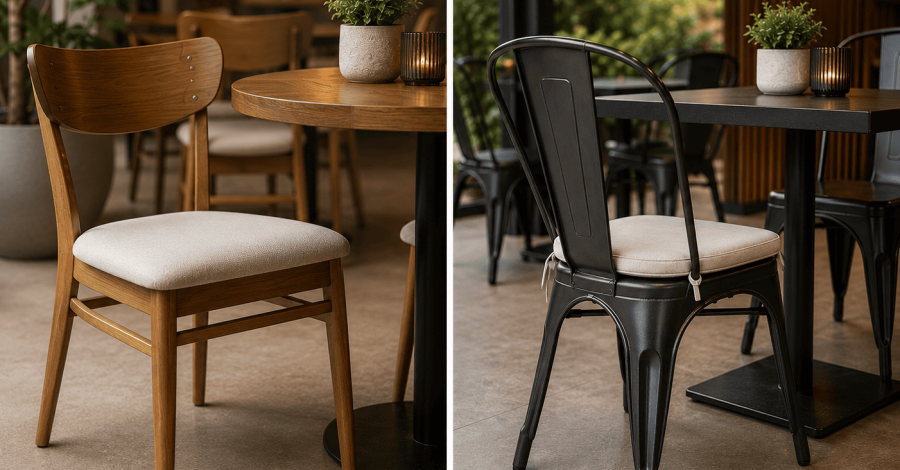 Cafe İçin Ahşap Sandalye mi Metal Sandalye mi?